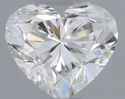 0.3 carat H-SI2 Natūralus Heart Deimantas (1)