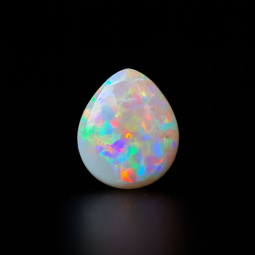 0.34 carat BLACK Pear Opal (1)