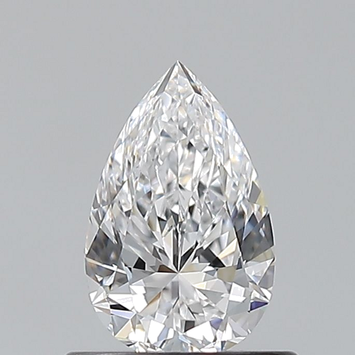 0.6 carat D-VVS2 Natūralus Pear Deimantas (1)