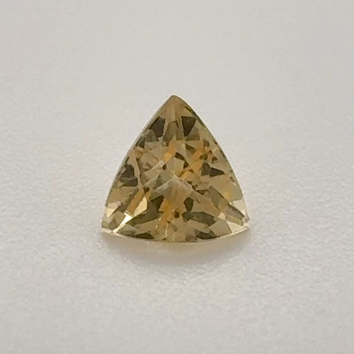 0.57 carat YELLOW Trilliant Topaz (1)
