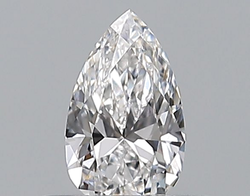 0.3 carat D-VVS1 Natūralus Pear Deimantas (1)