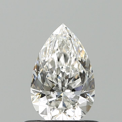 0.6 carat F-VVS2 Natūralus Pear Deimantas (1)