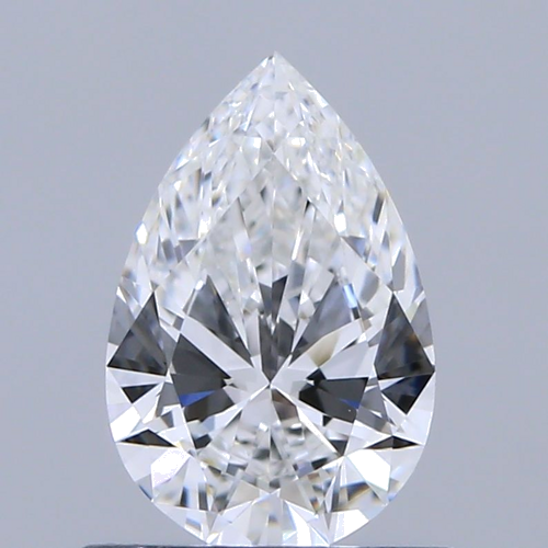 0.6 carat E-VS1 Natūralus Pear Deimantas (1)