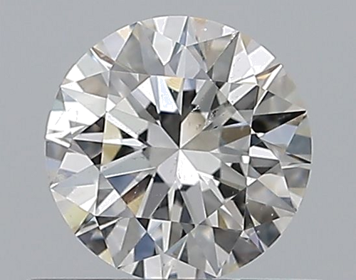 0.53 carat G-SI2 Excellent cut Natūralus Round Deimantas (1)