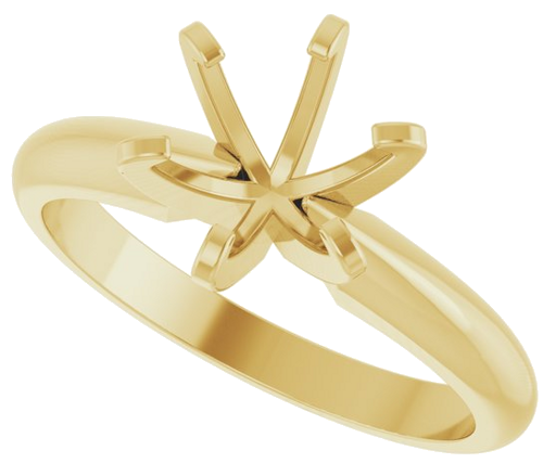 Sužadėtuvių Žiedas „Heavyweight Solitaire“ 14k yellow gold Round 7mm (5)