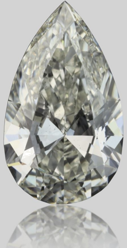 0.3 carat I-VVS2 Natūralus Pear Deimantas (1)