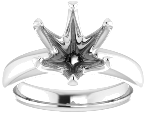 Sužadėtuvių Žiedas „Solstice Solitaire®“ 950 Platinos Round 10mm (3)