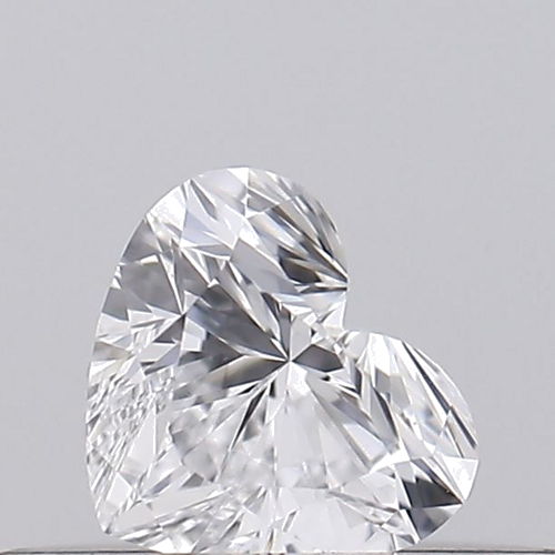 0.18 carat D-VS1 Natūralus Heart Deimantas (1)