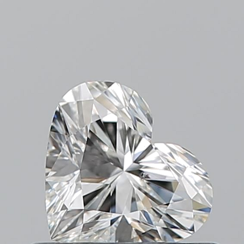 0.51 carat H-SI1 Natūralus Heart Deimantas (1)