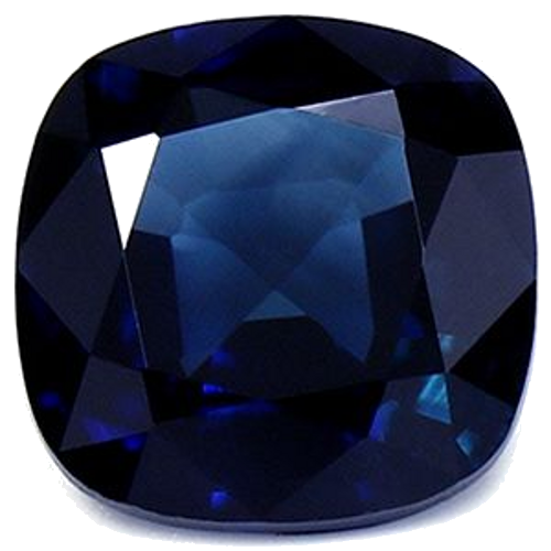 0.63 carat BLUE Cushion Safyras (1)