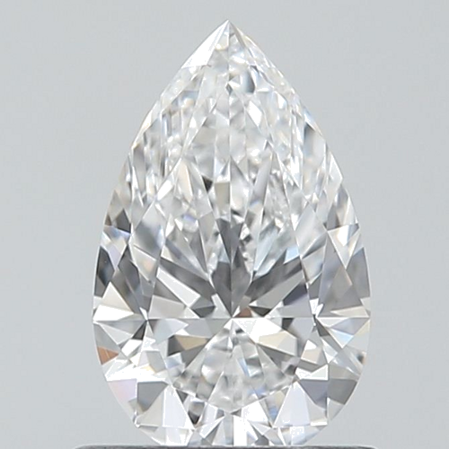 0.7 carat D-VVS2 Natūralus Pear Deimantas (1)