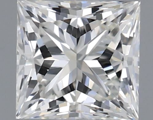 0.51 carat I-VS2 Natūralus Princess Deimantas (1)