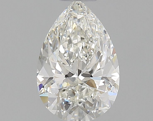 0.51 carat H-VVS1 Natūralus Pear Deimantas (1)
