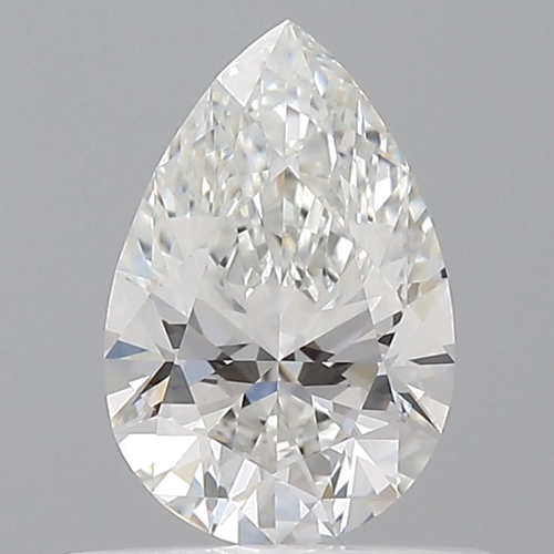 0.52 carat F-VVS1 Natūralus Pear Deimantas (1)