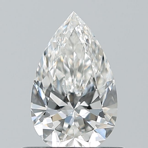 0.5 carat F-VS1 Natūralus Pear Deimantas (1)