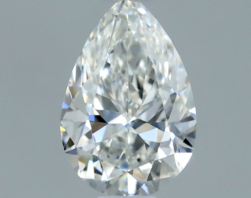 0.35 carat G-VVS2 Natūralus Pear Deimantas (1)