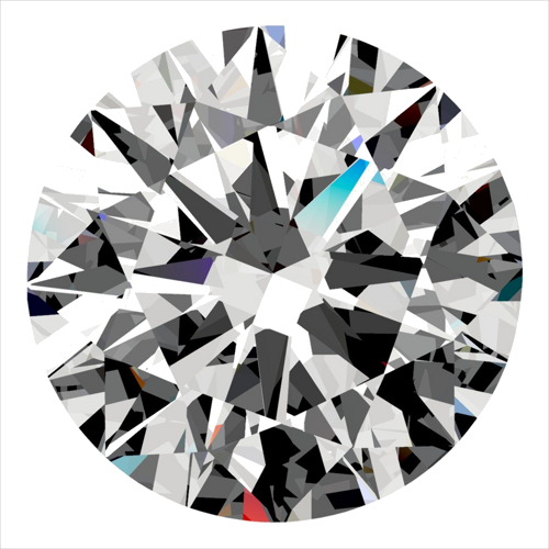 0.32 carat F-VVS2 Excellent cut Natūralus Round Deimantas (1)