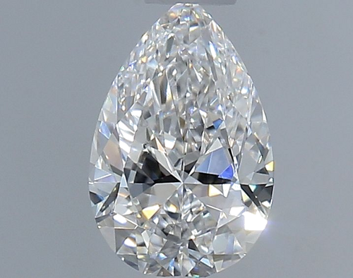 0.4 carat D-VVS2 Natūralus Pear Deimantas (1)