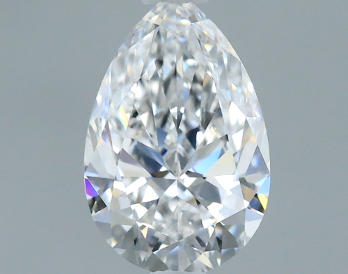 0.56 carat D-IF Natūralus Pear Deimantas (1)