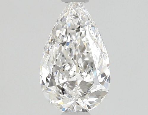 0.5 carat D-VVS2 Natūralus Pear Deimantas (1)