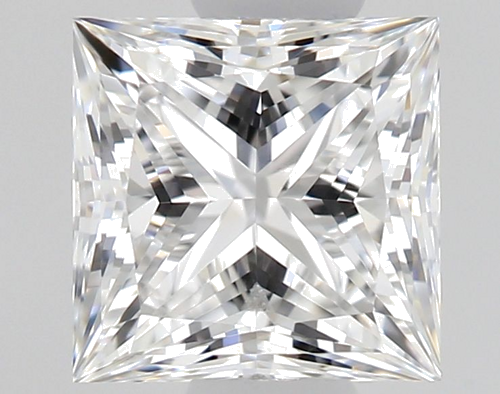 0.5 carat E-SI1 Natūralus Princess Deimantas (1)