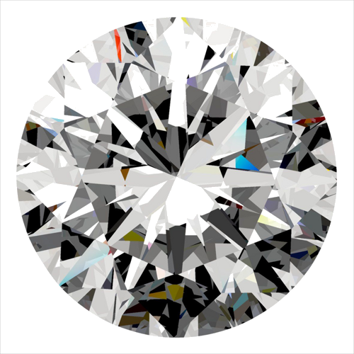 0.3 carat G-SI1 Excellent cut Natūralus Round Deimantas (1)