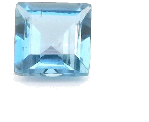 0.62 carat BLUE STEP cut Square Aquamarine (1)