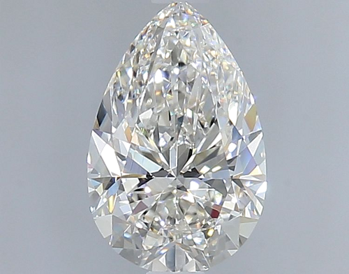 1.0 carat H-VVS2 Natūralus Pear Deimantas (1)