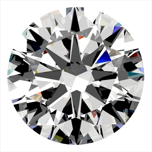 0.3 carat H-VS2 Very Good cut Natūralus Round Deimantas (1)