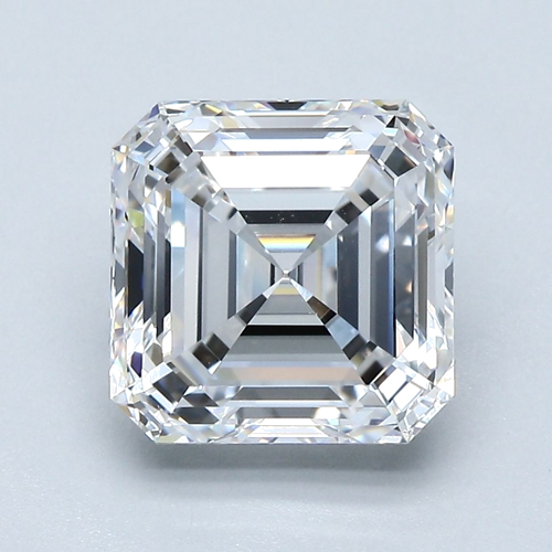 3.51 carat D-VS1 Natūralus Asscher Deimantas (1)