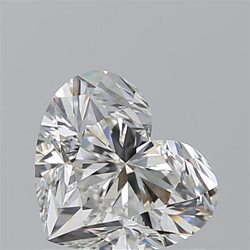 1.01 carat H-VS2 Natūralus Heart Deimantas (1)