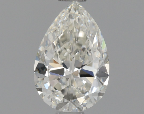 0.6 carat I-SI1 Natūralus Pear Deimantas (1)