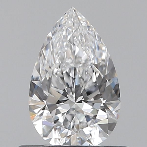 0.5 carat D-IF Natūralus Pear Deimantas (1)