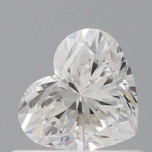 0.5 carat E-VS2 Natūralus Heart Deimantas (1)