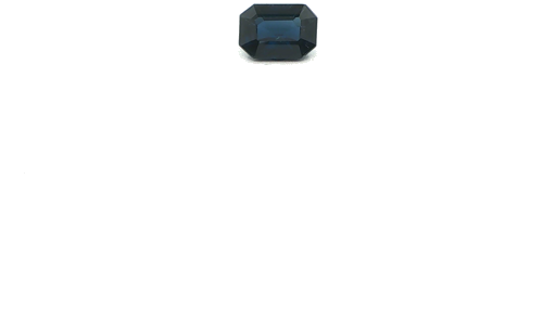 1.17 carat BLUE STEP cut Octagonal Safyras (1)
