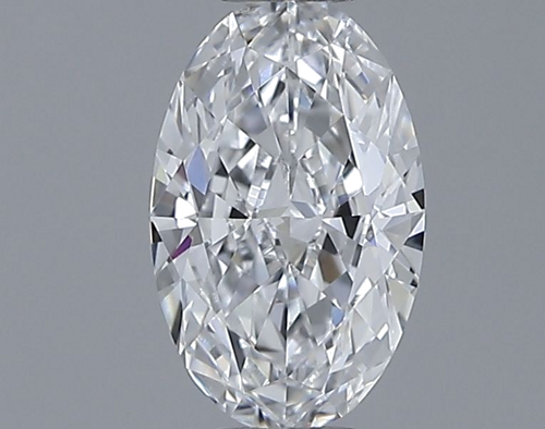 0.5 carat D-VS2 Natūralus Oval Deimantas (1)