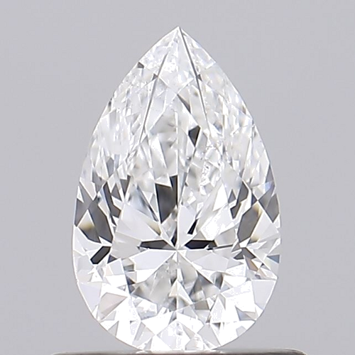 0.61 carat F-SI1 Natūralus Pear Deimantas (1)