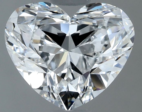 1.51 carat D-VVS2 Natūralus Heart Deimantas (1)