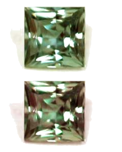 0.31 carat GREEN Square Alexandrite (1)