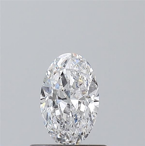 0.52 carat D-SI2 Natūralus Oval Deimantas (1)