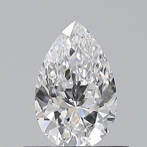 0.5 carat D-VVS1 Natūralus Pear Deimantas (1)