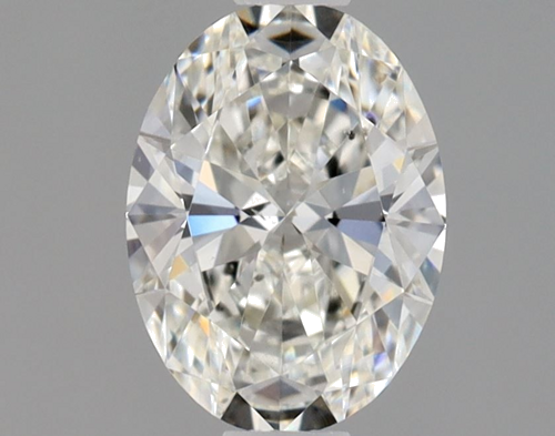 0.56 carat H-SI1 Natūralus Oval Deimantas (1)