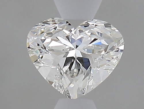 0.52 carat F-IF Natūralus Heart Deimantas (1)