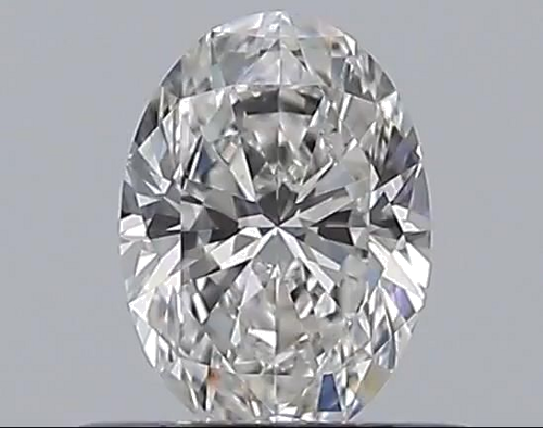 0.41 carat F-VVS1 Natūralus Oval Deimantas (1)