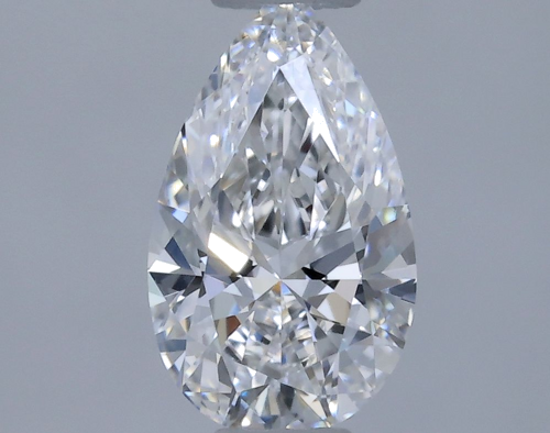 0.3 carat E-VVS2 Natūralus Pear Deimantas (1)