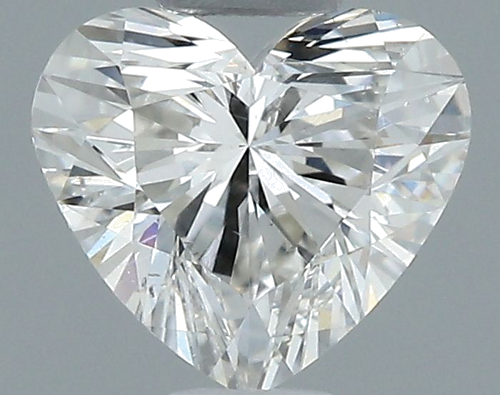 0.54 carat H-SI1 Natūralus Heart Deimantas (1)