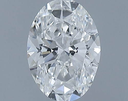 0.4 carat F-SI1 Natūralus Oval Deimantas (1)