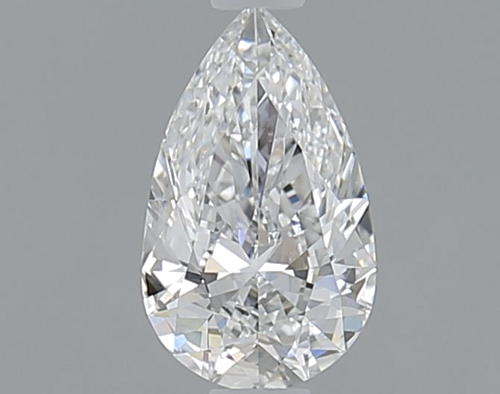 0.6 carat E-VS1 Natūralus Pear Deimantas (1)