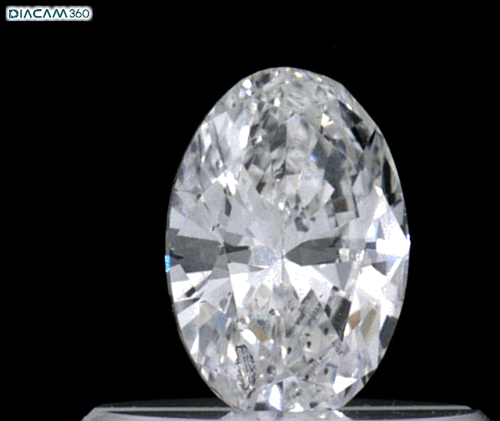 0.35 carat D-SI2 Natūralus Oval Deimantas (1)