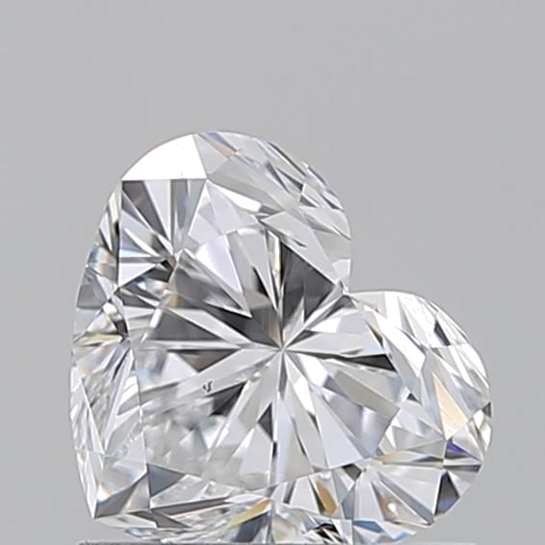 1.01 carat D-VS2 Natūralus Heart Deimantas (1)